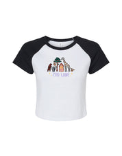 Zoo Lane Embroidered Micro Rib Raglan Baby Tee