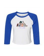 Zoo Lane Embroidered Micro Rib 3/4 Sleeve Tee