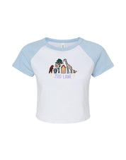 Zoo Lane Embroidered Micro Rib Raglan Baby Tee