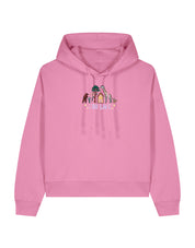 Zoo Lane Embroidered Boxy Organic Cotton Hoodie