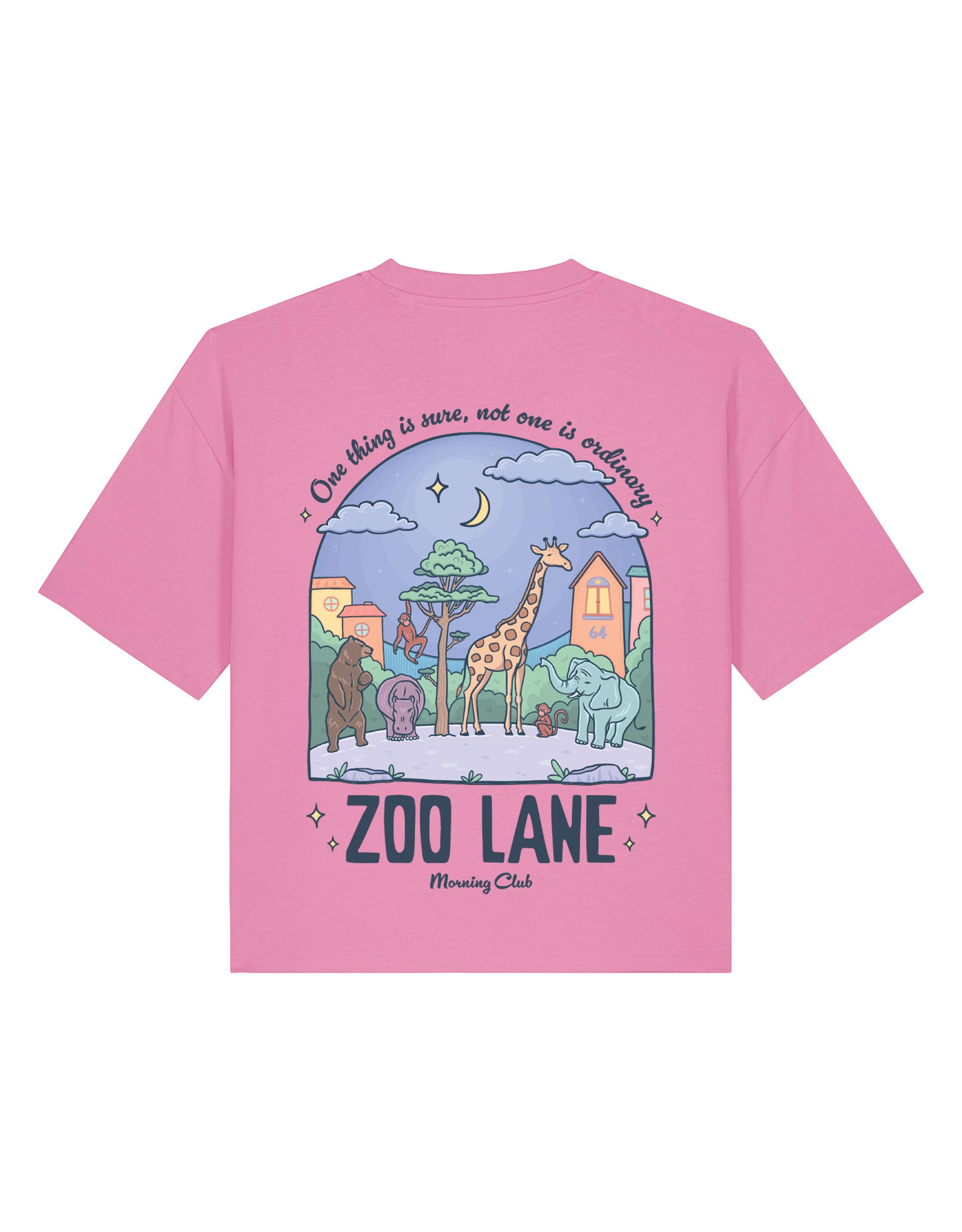 Zoo Lane Printed Boxy Organic Cotton Tee