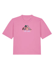 Zoo Lane Embroidered Boxy Organic Cotton Tee