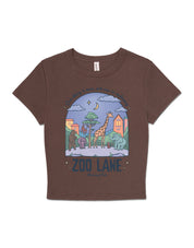 Zoo Lane Printed Micro Rib Baby Tee