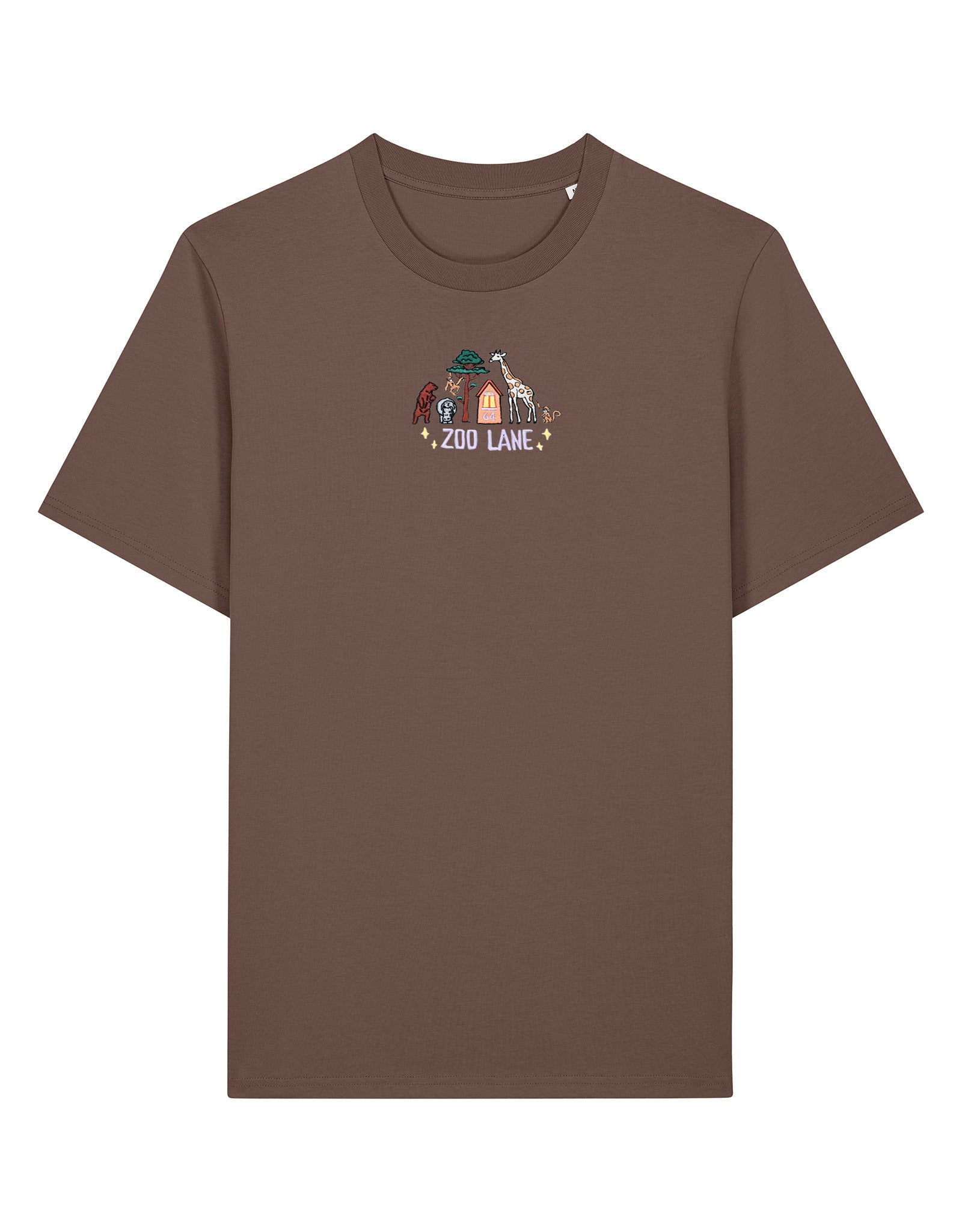 Zoo Lane Embroidered Organic Cotton T-Shirt