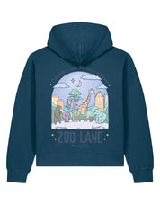 Zoo Lane Printed Boxy Organic Cotton Hoodie