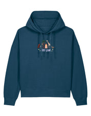 Zoo Lane Embroidered Boxy Organic Cotton Hoodie