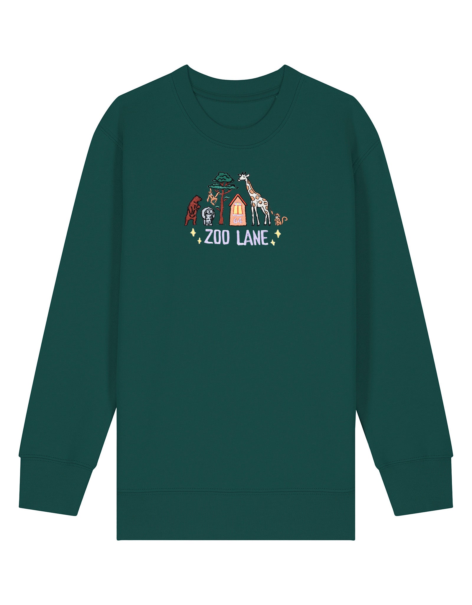 Zoo Lane Embroidered Organic Cotton Childrens Sweatshirt