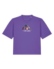 Zoo Lane Embroidered Boxy Organic Cotton Tee