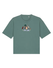 Zoo Lane Embroidered Boxy Organic Cotton Tee