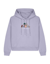 Zoo Lane Embroidered Boxy Organic Cotton Hoodie