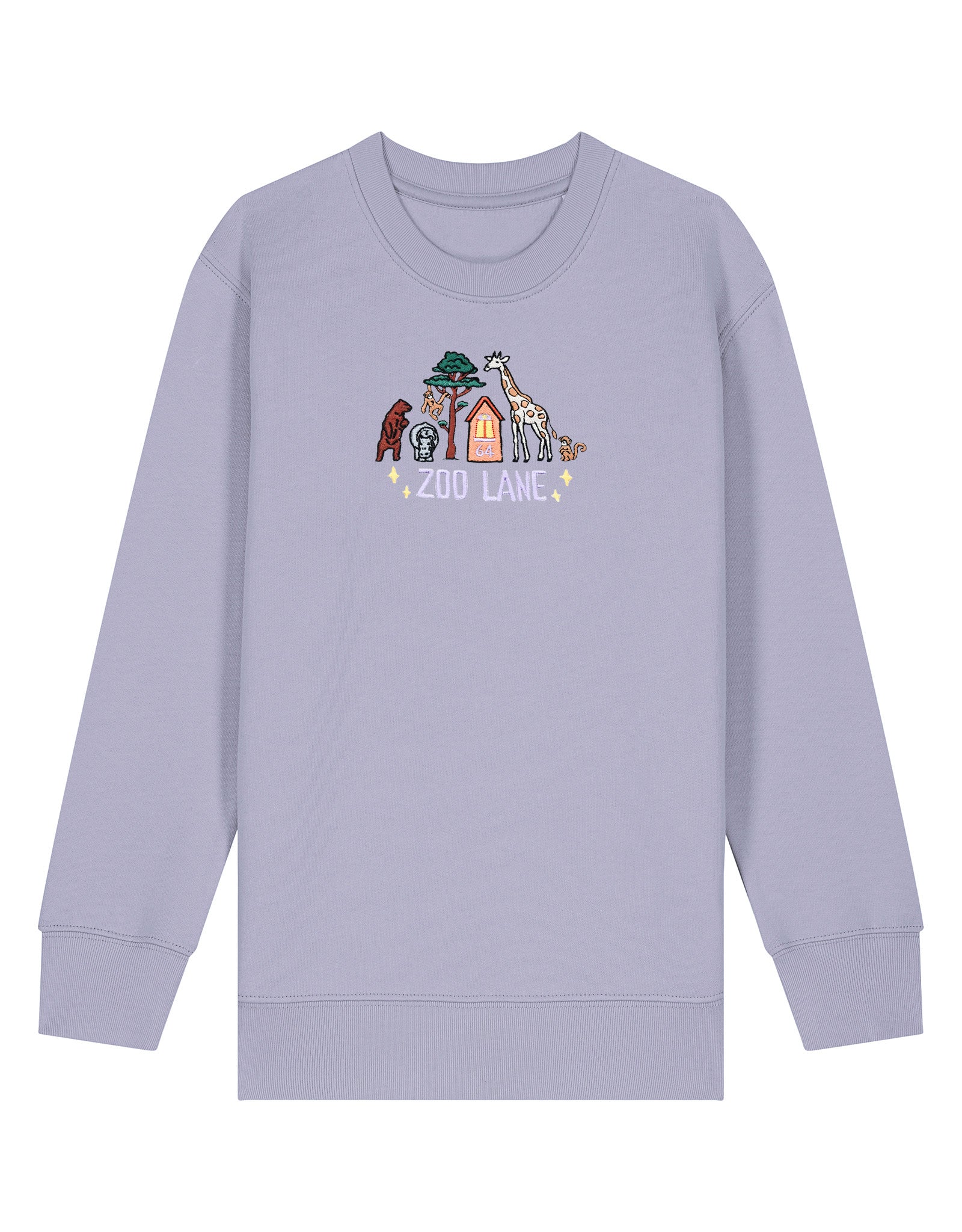 Zoo Lane Embroidered Organic Cotton Childrens Sweatshirt