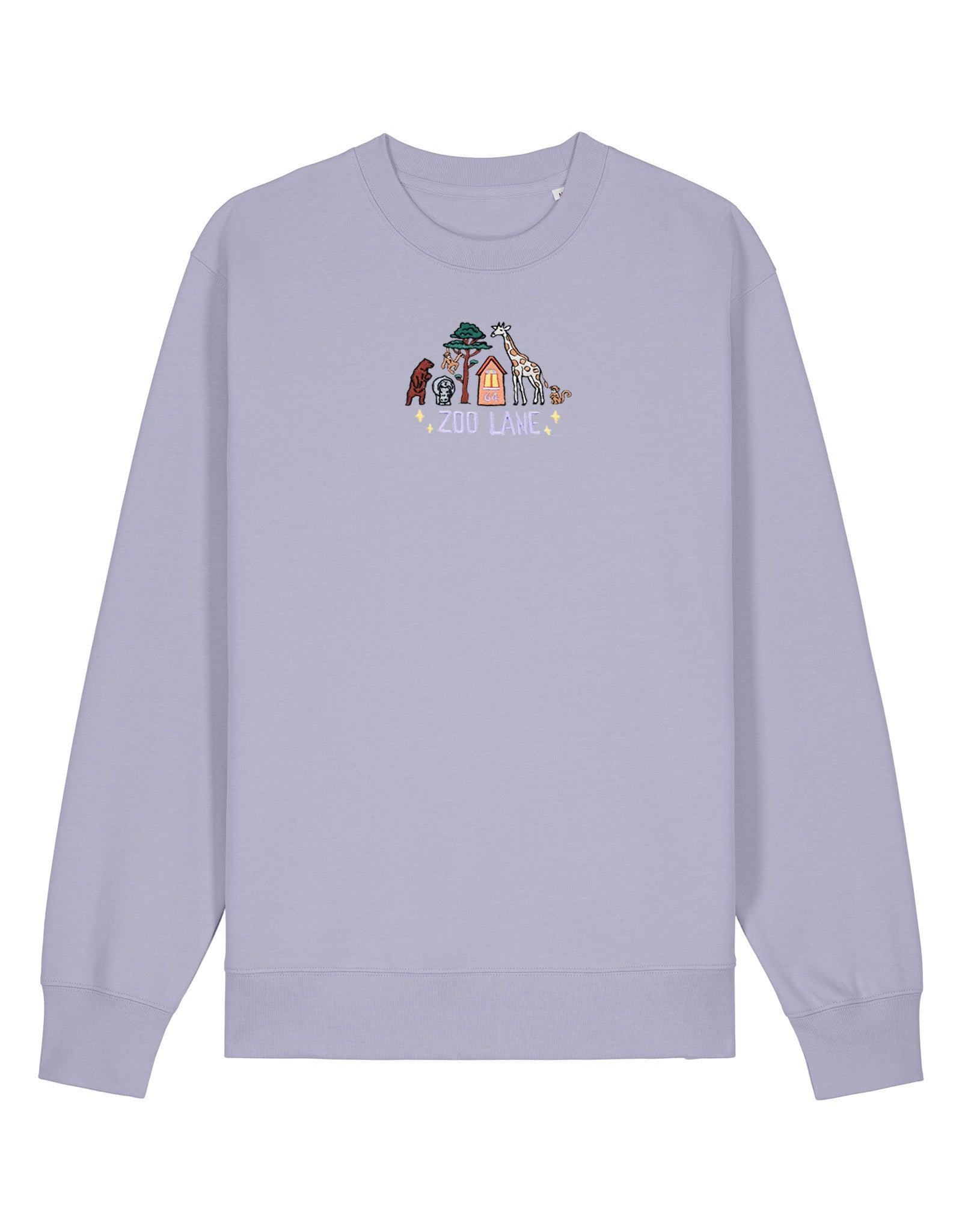 Zoo Lane Embroidered Organic Cotton Sweatshirt