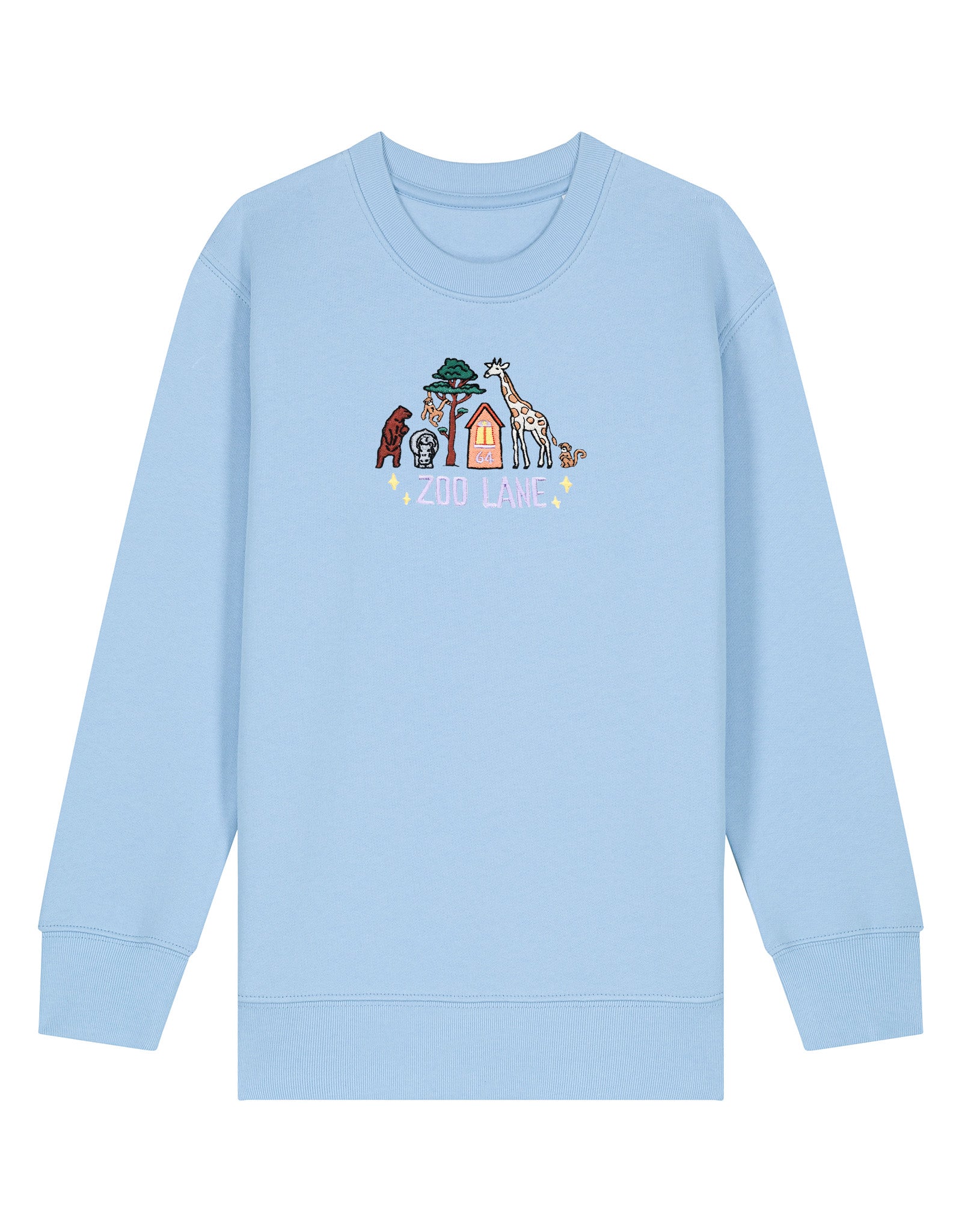 Zoo Lane Embroidered Organic Cotton Childrens Sweatshirt