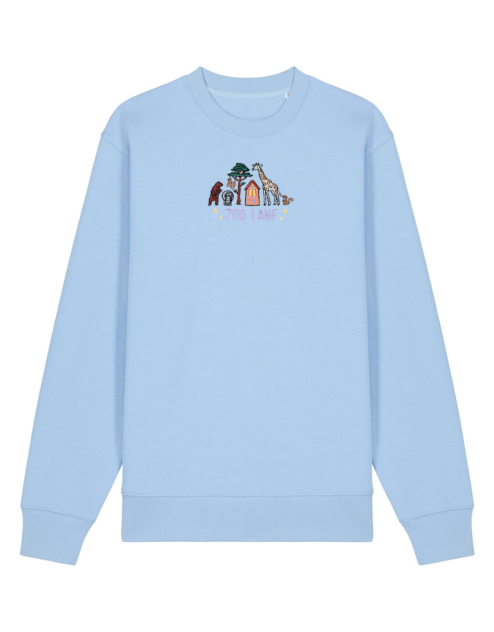 Zoo Lane Embroidered Organic Cotton Sweatshirt