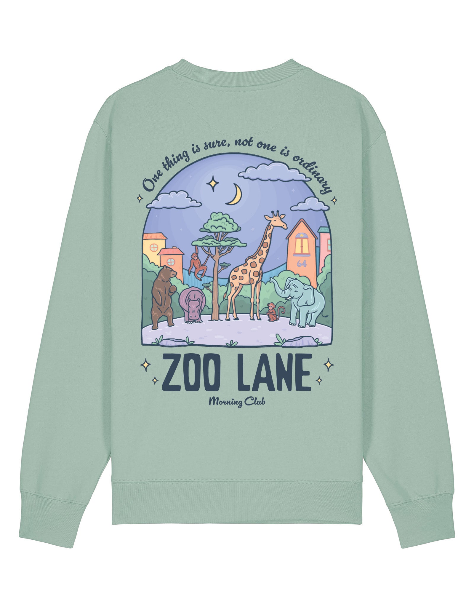 Zoo Lane Printed Organic Cotton Sweatshirt