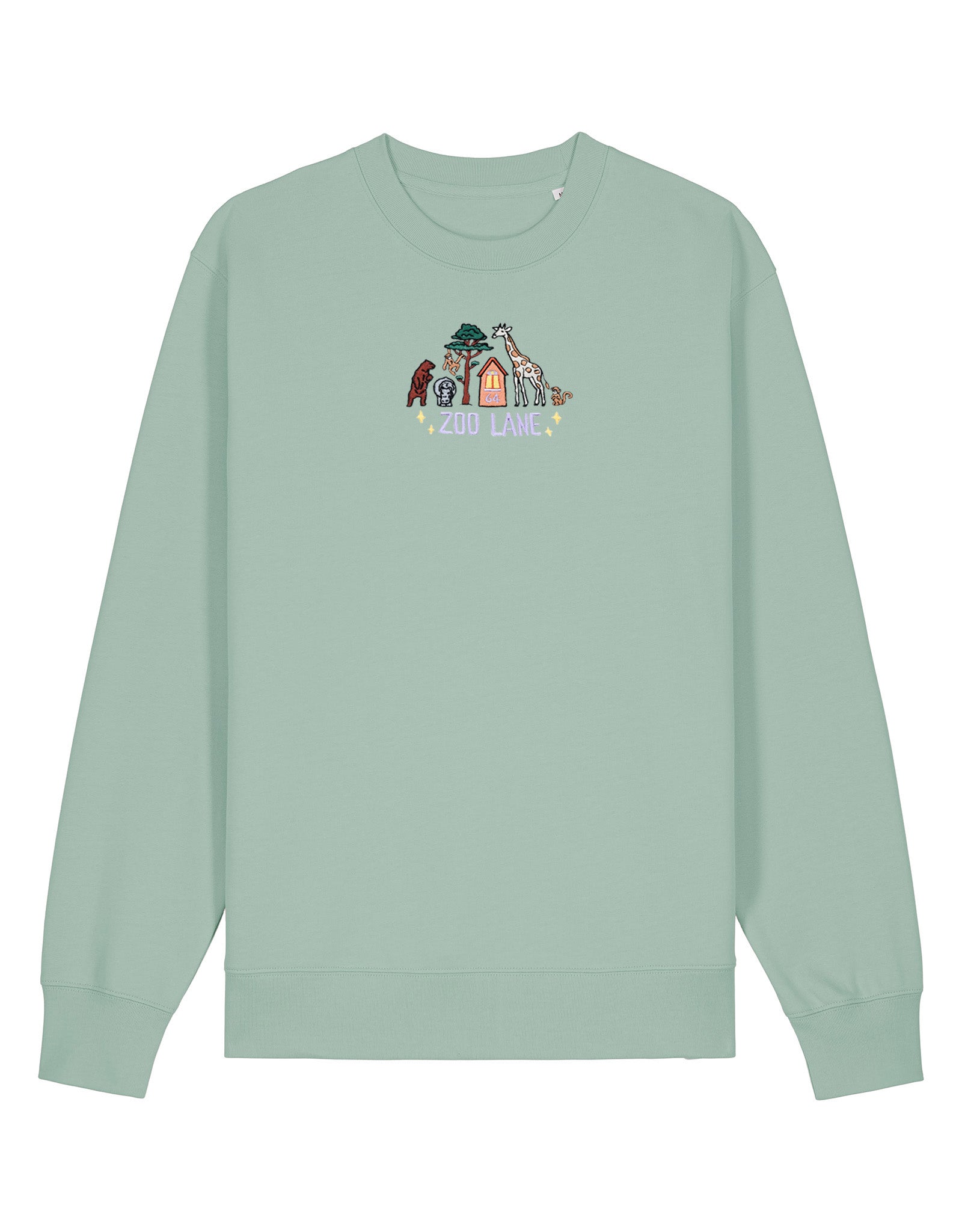 Zoo Lane Embroidered Organic Cotton Sweatshirt