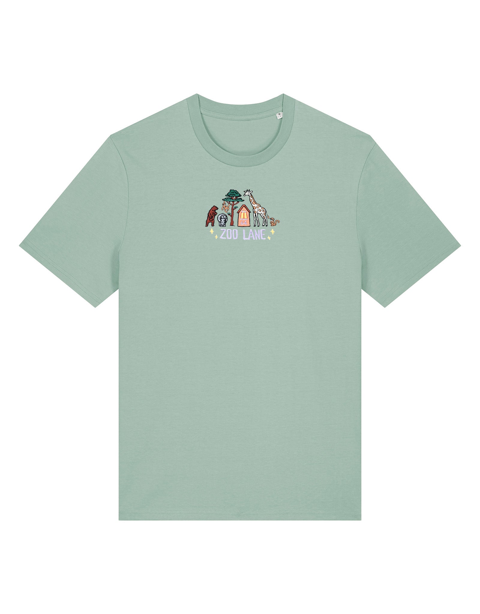 Zoo Lane Embroidered Organic Cotton T-Shirt