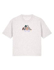 Zoo Lane Embroidered Boxy Organic Cotton Tee