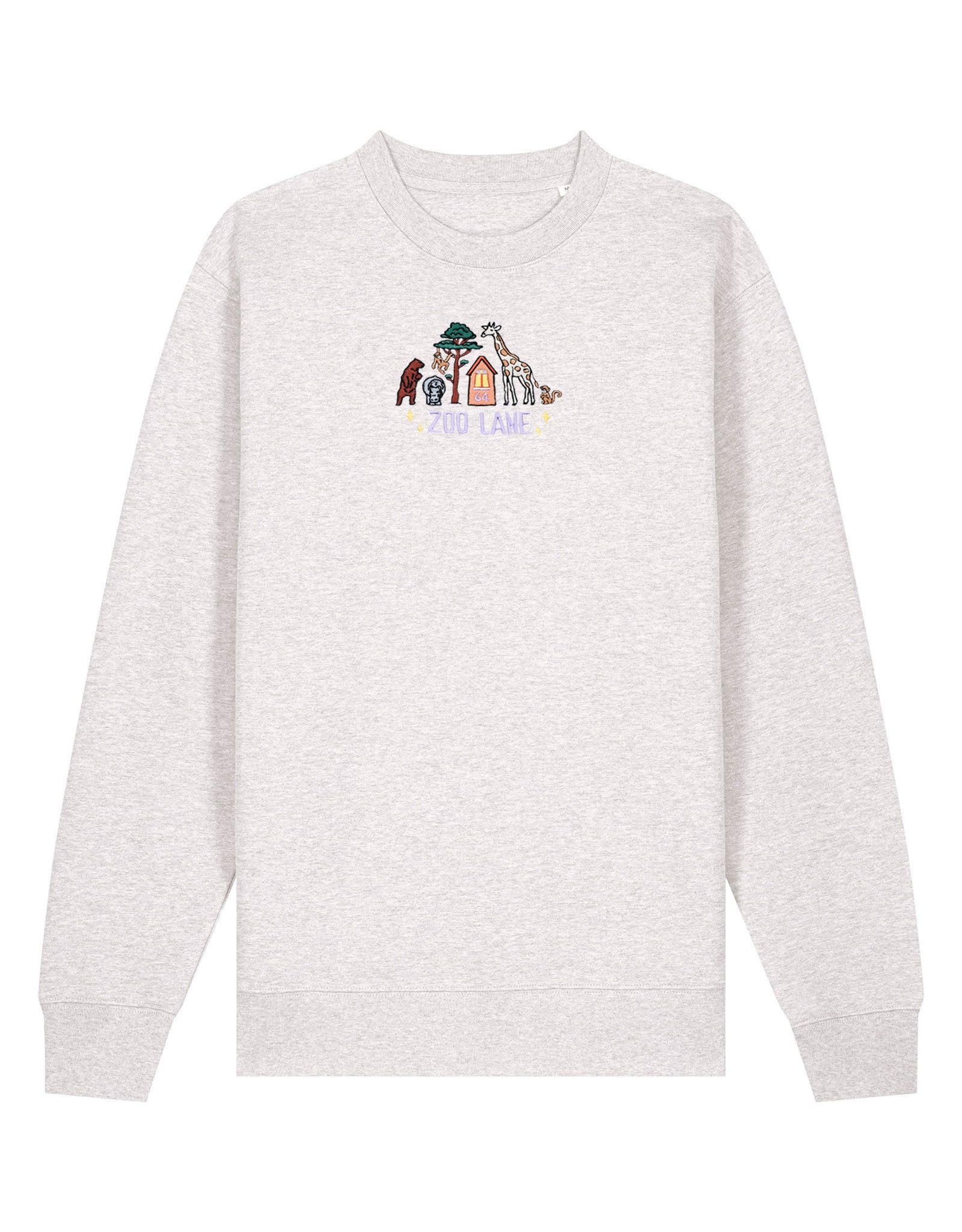 Zoo Lane Embroidered Organic Cotton Sweatshirt
