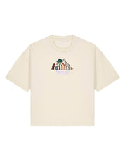 Zoo Lane Embroidered Boxy Organic Cotton Tee