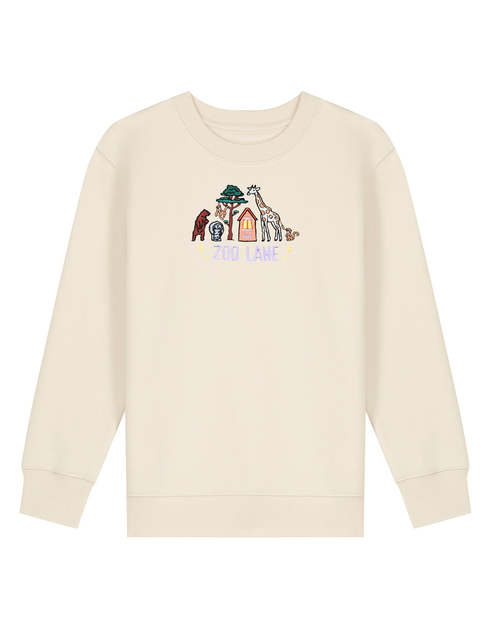 Zoo Lane Embroidered Organic Cotton Childrens Sweatshirt