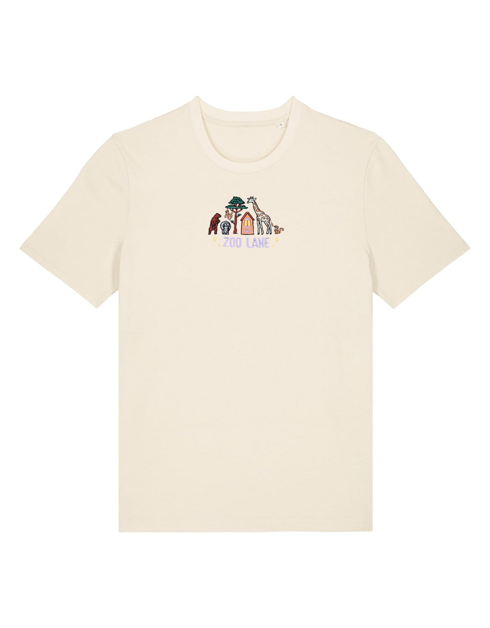 Zoo Lane Embroidered Organic Cotton T-Shirt