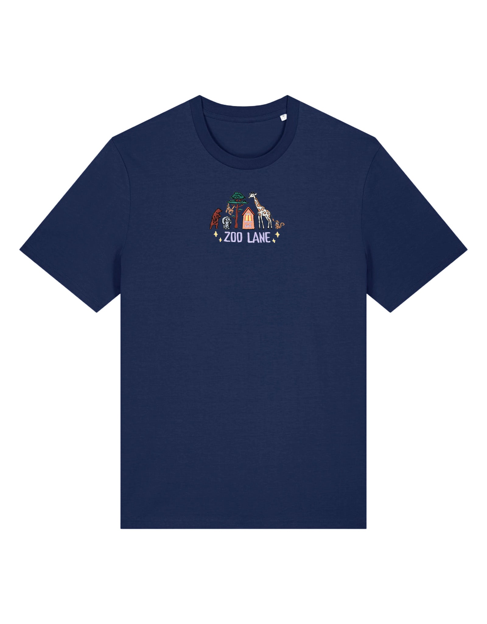 Zoo Lane Embroidered Organic Cotton T-Shirt