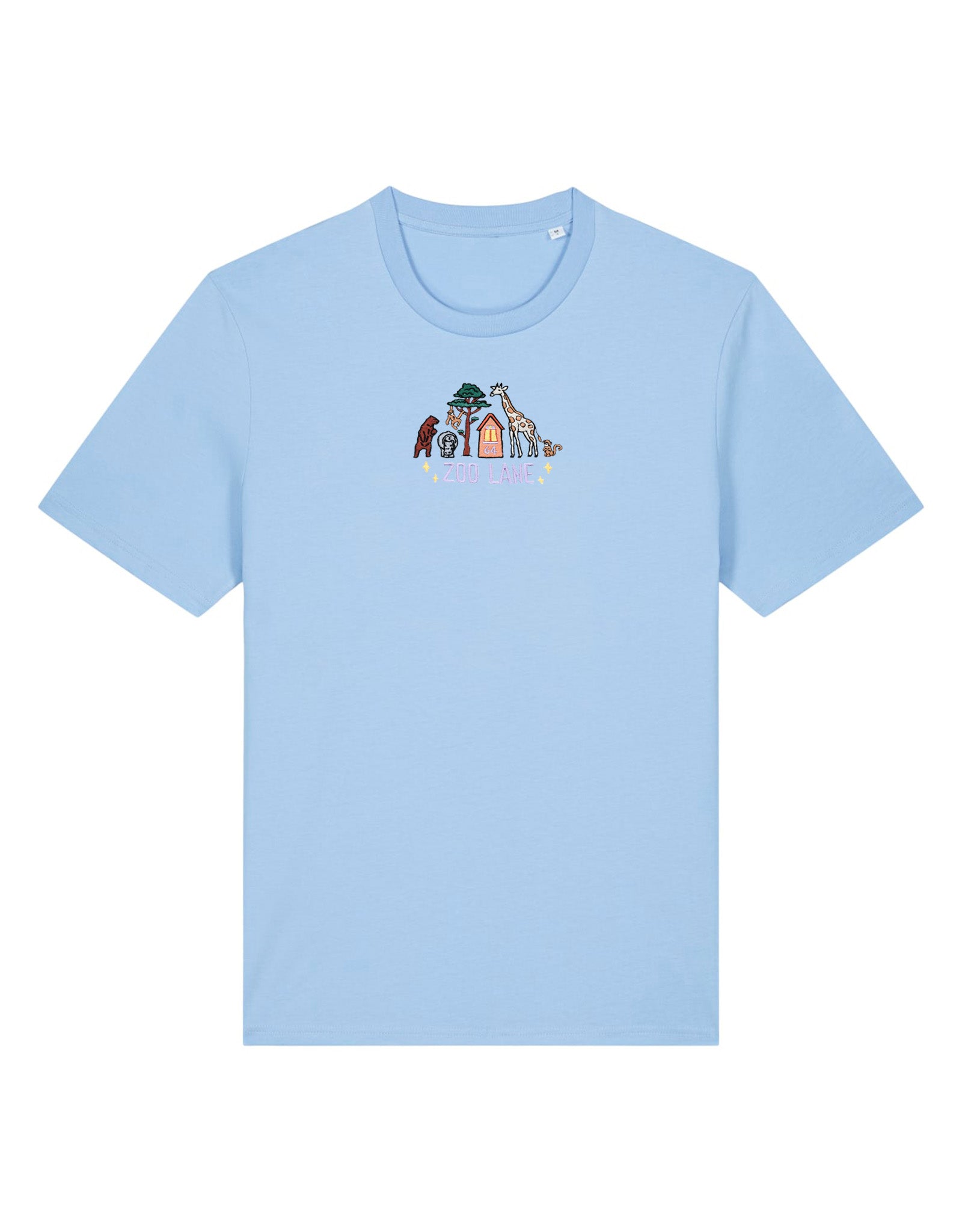 Zoo Lane Embroidered Organic Cotton T-Shirt