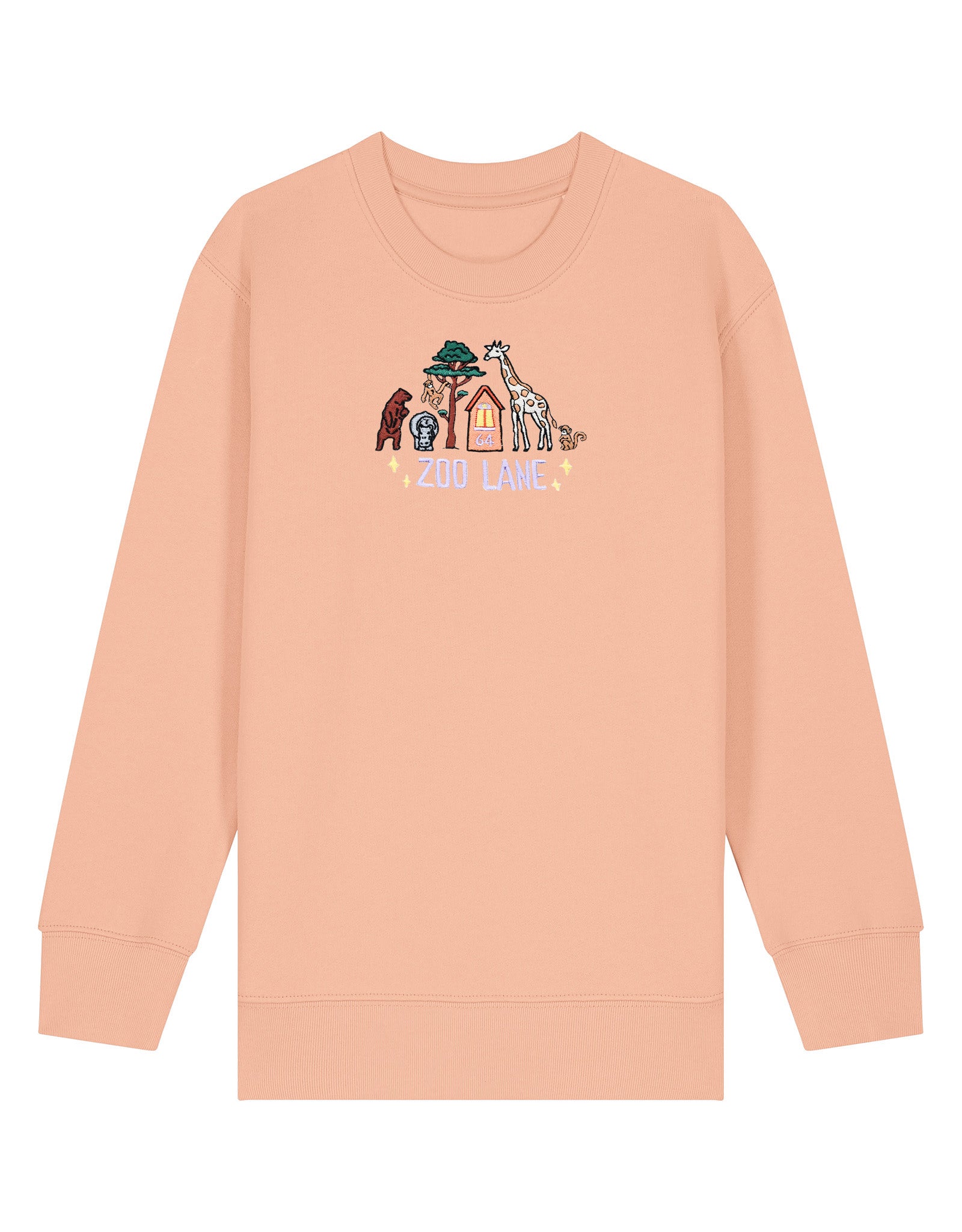 Zoo Lane Embroidered Organic Cotton Childrens Sweatshirt