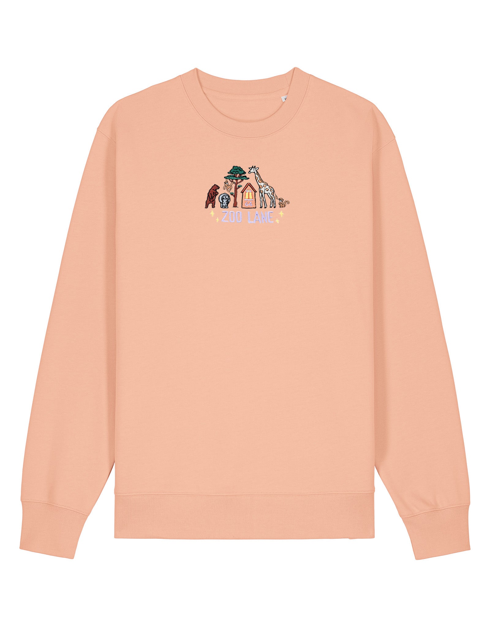 Zoo Lane Embroidered Organic Cotton Sweatshirt