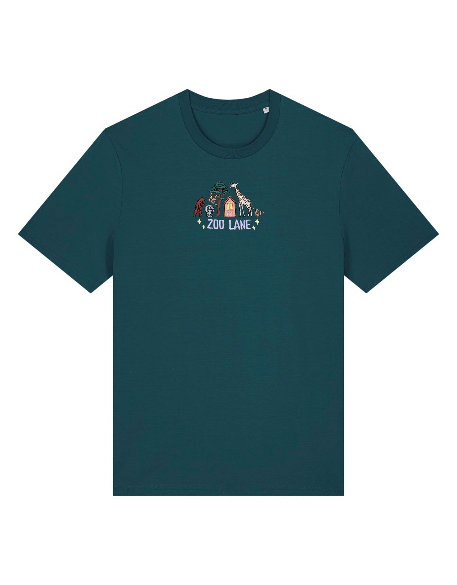 Zoo Lane Embroidered Organic Cotton T-Shirt