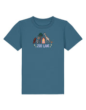 Zoo Lane Embroidered Organic Cotton Childrens T-Shirt