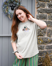 Zoo Lane Embroidered Oversized Organic Cotton Tee