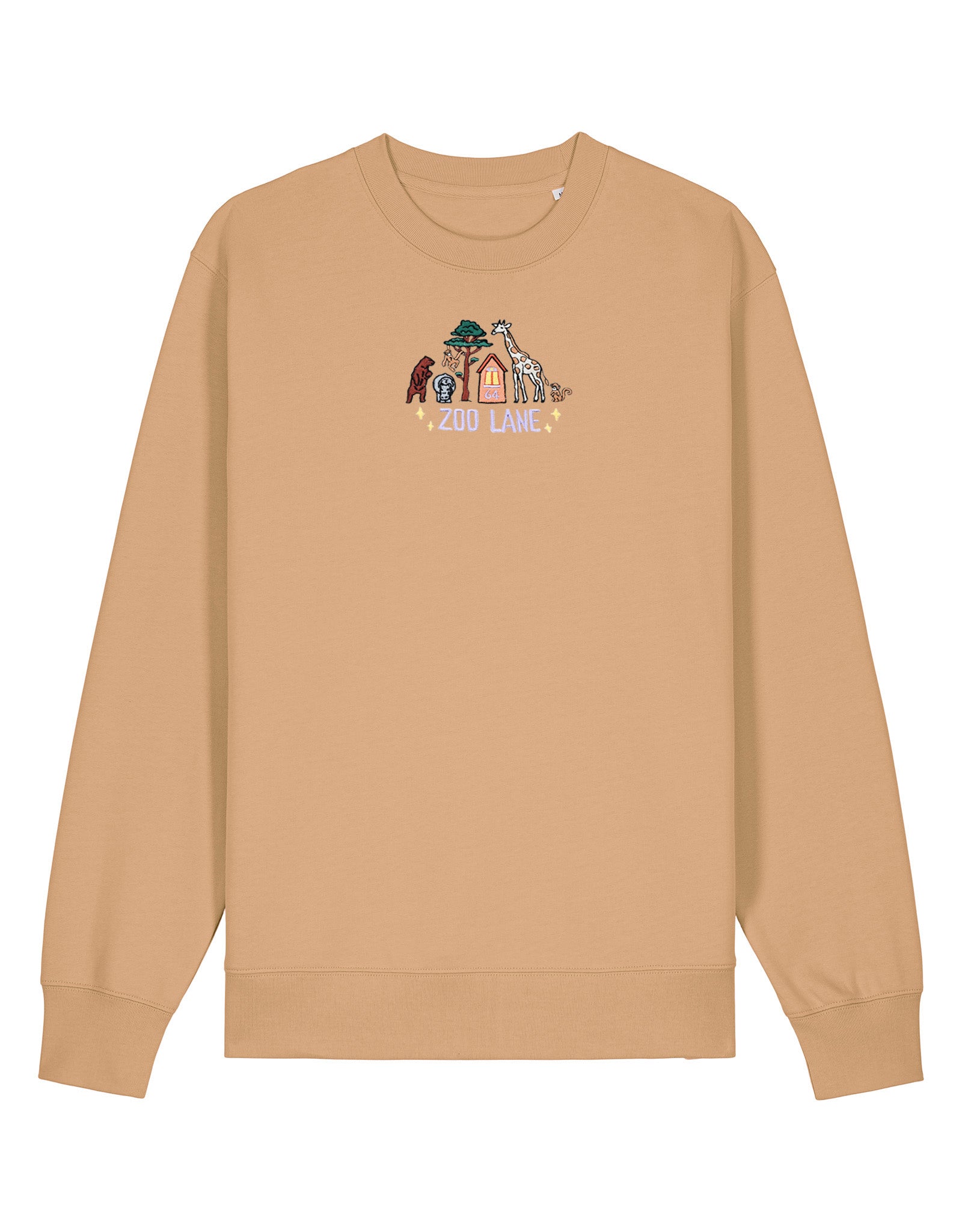 Zoo Lane Embroidered Organic Cotton Sweatshirt