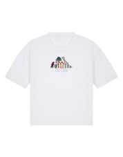 Zoo Lane Embroidered Boxy Organic Cotton Tee