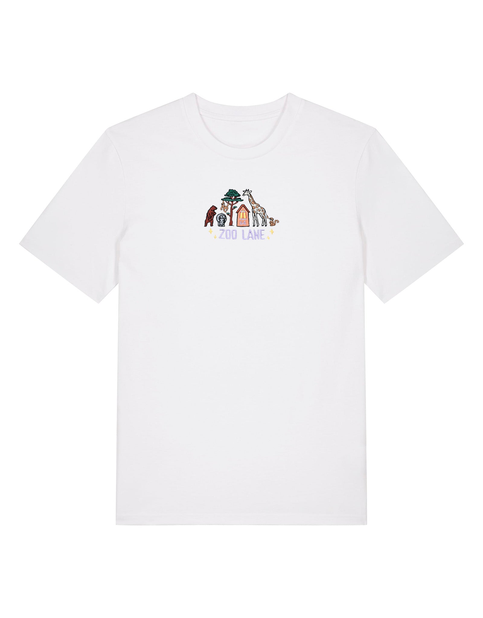 Zoo Lane Embroidered Organic Cotton T-Shirt